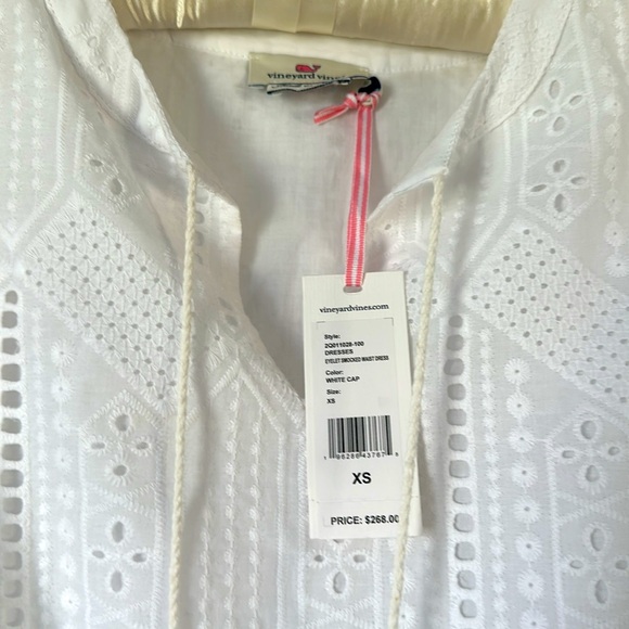 Vineyard Vines Eyelet Smocked Waist Dress - Picture 2 of 3